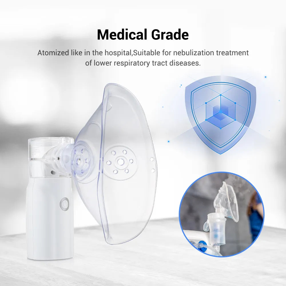 Portable Nebulizer For Asthma Inhaler Nebulizer Machine For Kids And Adults Medical Asthma Nebulizer - Rechargeable