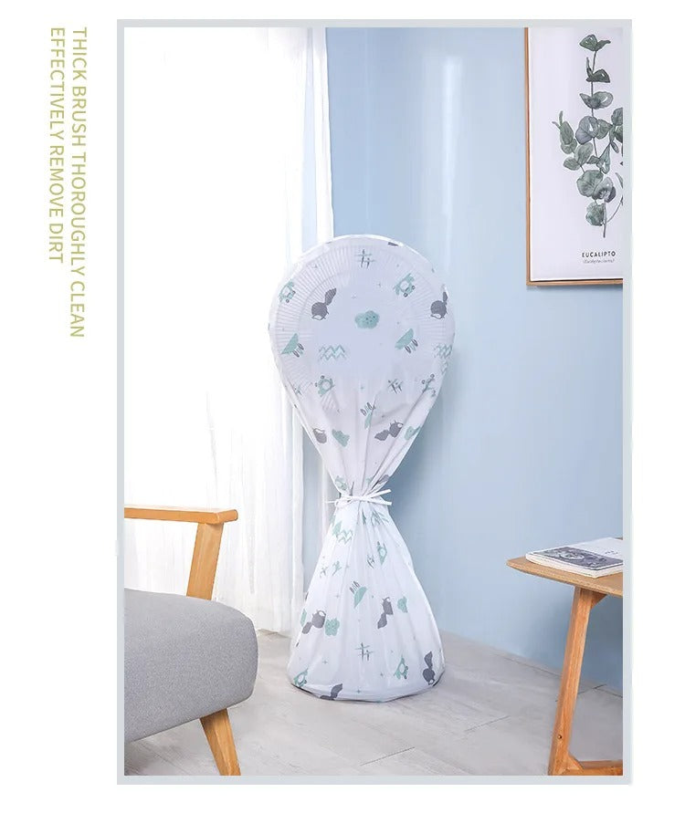 Decorative Fan Cover With Colourful Pattern Design – Dust Protection & Stylish Room Accent