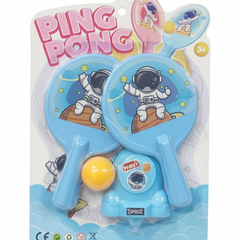 Hanging Ping Pong Game Set – Table Tennis Self Training Kit With 2 Rackets & Practice Ball, Parent-Child Interactive Kids Sports Toy (Random Color)