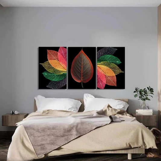Translucent Leaf Triptych – Set Of 3 (12x16, 8x11)