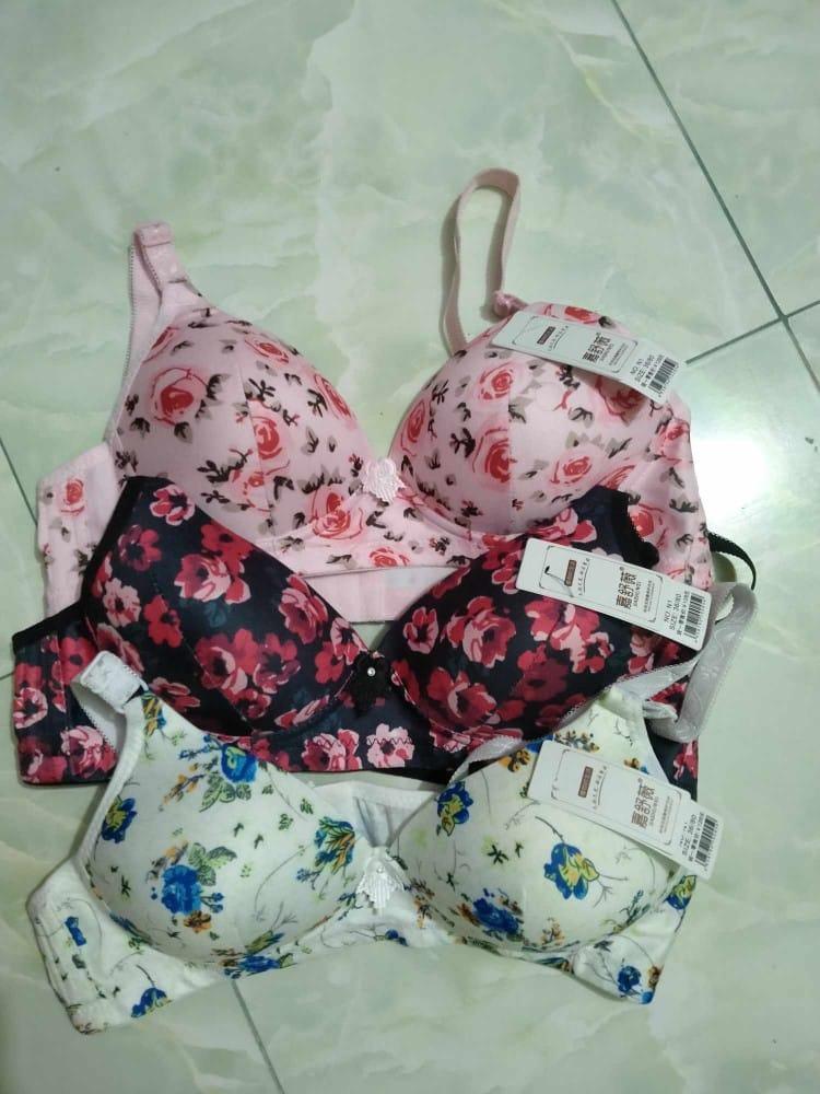 Cotton Printed Comfortable And Breathable Padded Bra