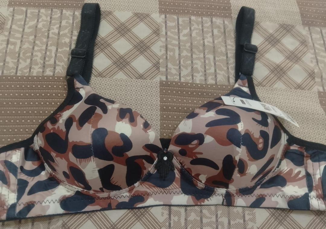 Cotton Printed Comfortable And Breathable Padded Bra