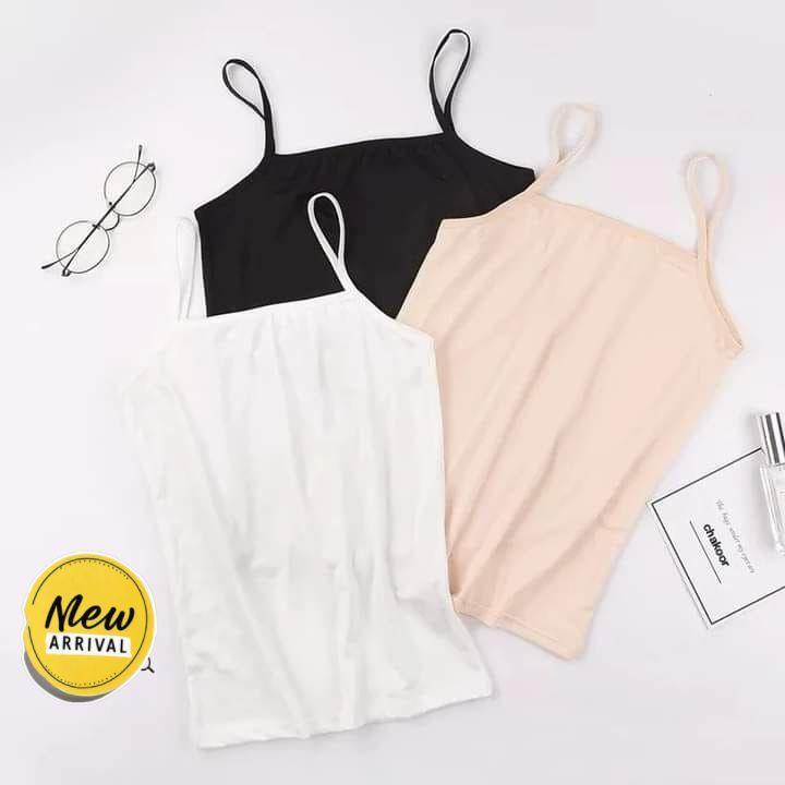 Women's Jersey Plain Camisole, Pack of 3