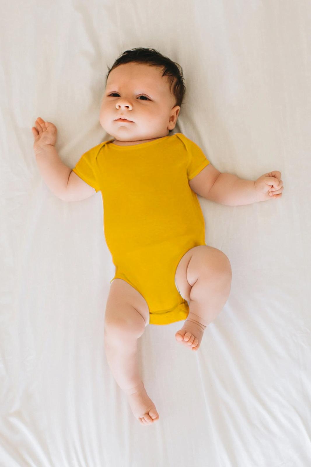 Baby Girl/Boy Cotton Plain Romper Set