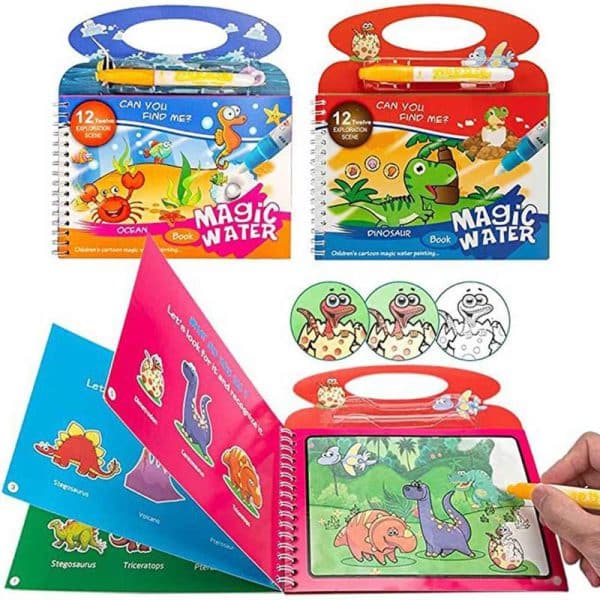 Water Painting Coloring Books For Children