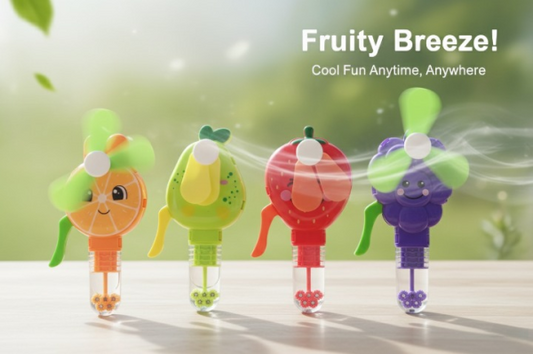 Handheld Fruit Shape Toy Fan For Kids