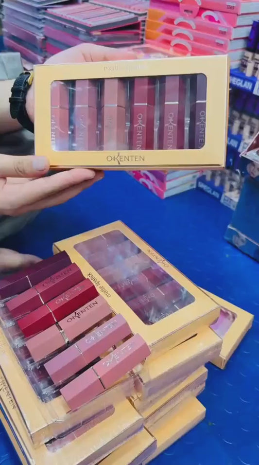 6 Pcs High Pigmented Lipstick Pack