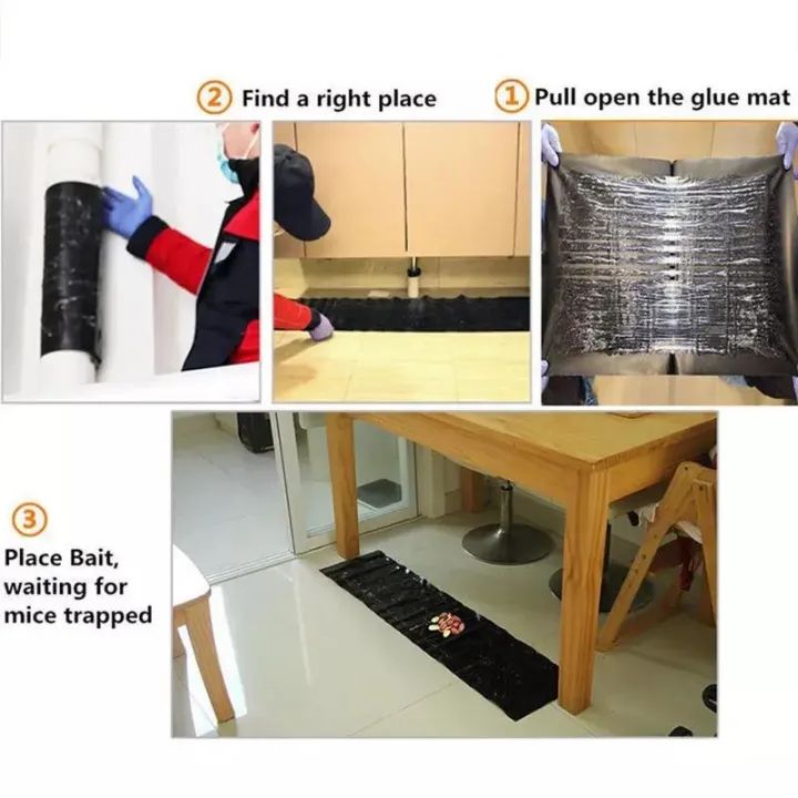 Black Rat Killing Magic Carpet Rodents Moles Trap Rat Mice Trap Mouse Glue Trap Rat Tarps Mat