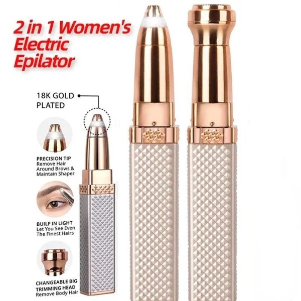 2-in-1 Women’s Electric Epilator & Painless Shave
