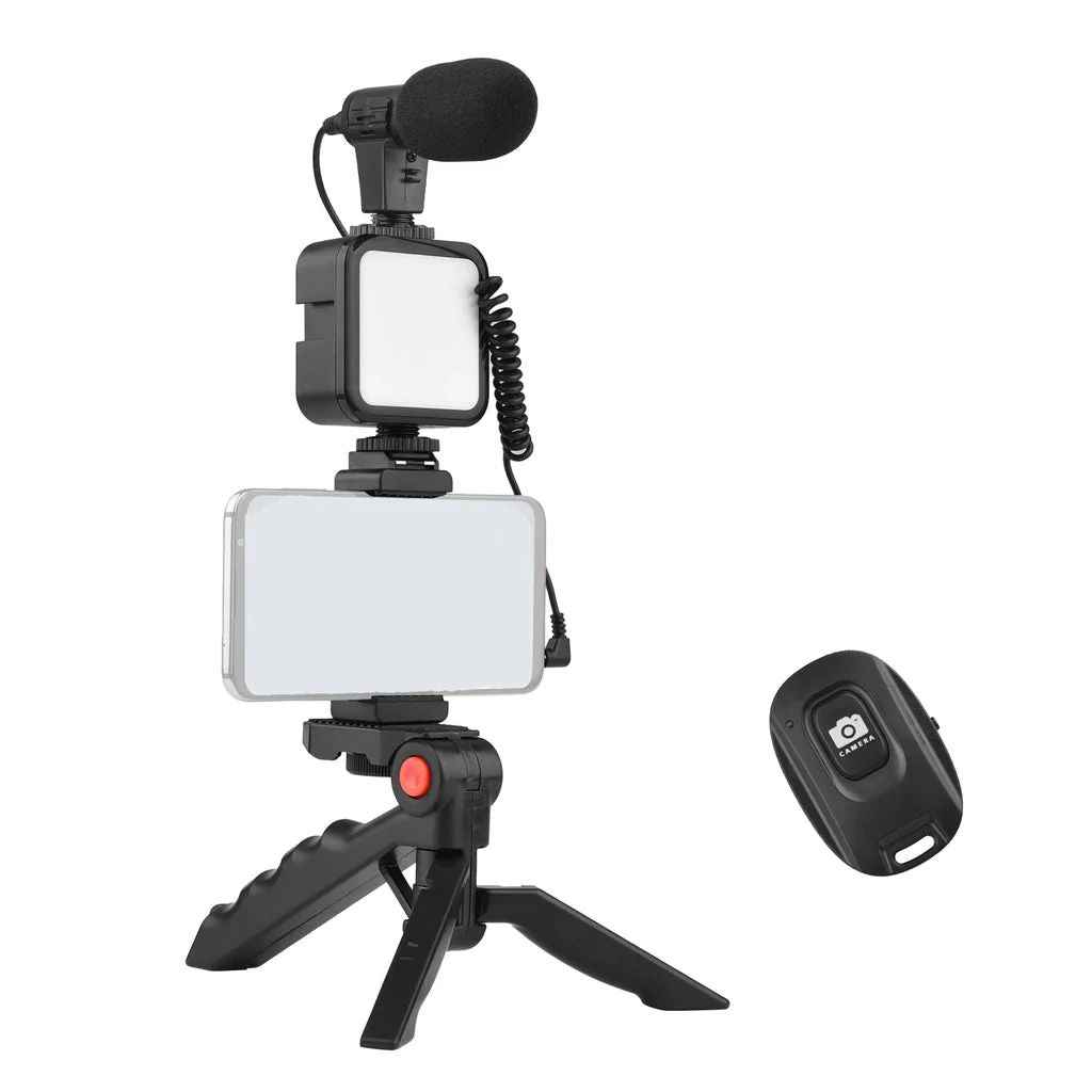 AY-49 Vlogging Video Making Kit For Smartphone & Camera – Video Recording, Photography & Studio Setup