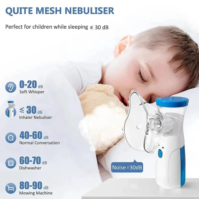 Portable Nebulizer For Asthma Inhaler Nebulizer Machine For Kids And Adults Medical Asthma Nebulizer - Rechargeable