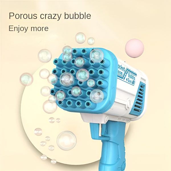 36 Hole Electric Bubble Gun Machine For Kids Water Bubble Gun With Bubble Liquid Included