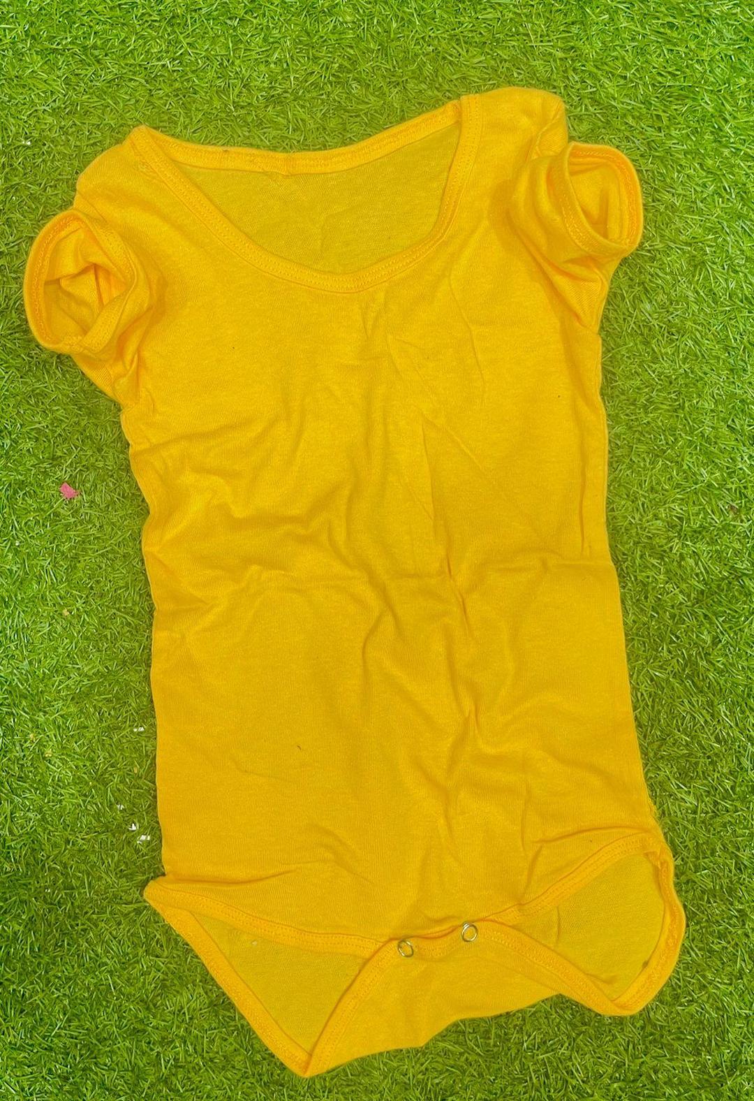 Baby Girl/Boy Cotton Plain Romper Set