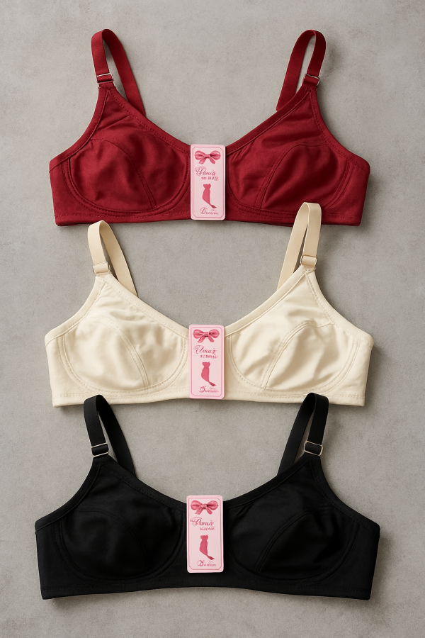 Jersey High Quality Soft Stuff Non-padded Bra For Women